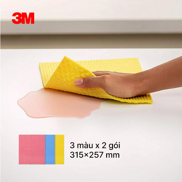 Scotch-brite™ khăn lau đa năng - 315 mm x 257 mm - 3 miếng/gói